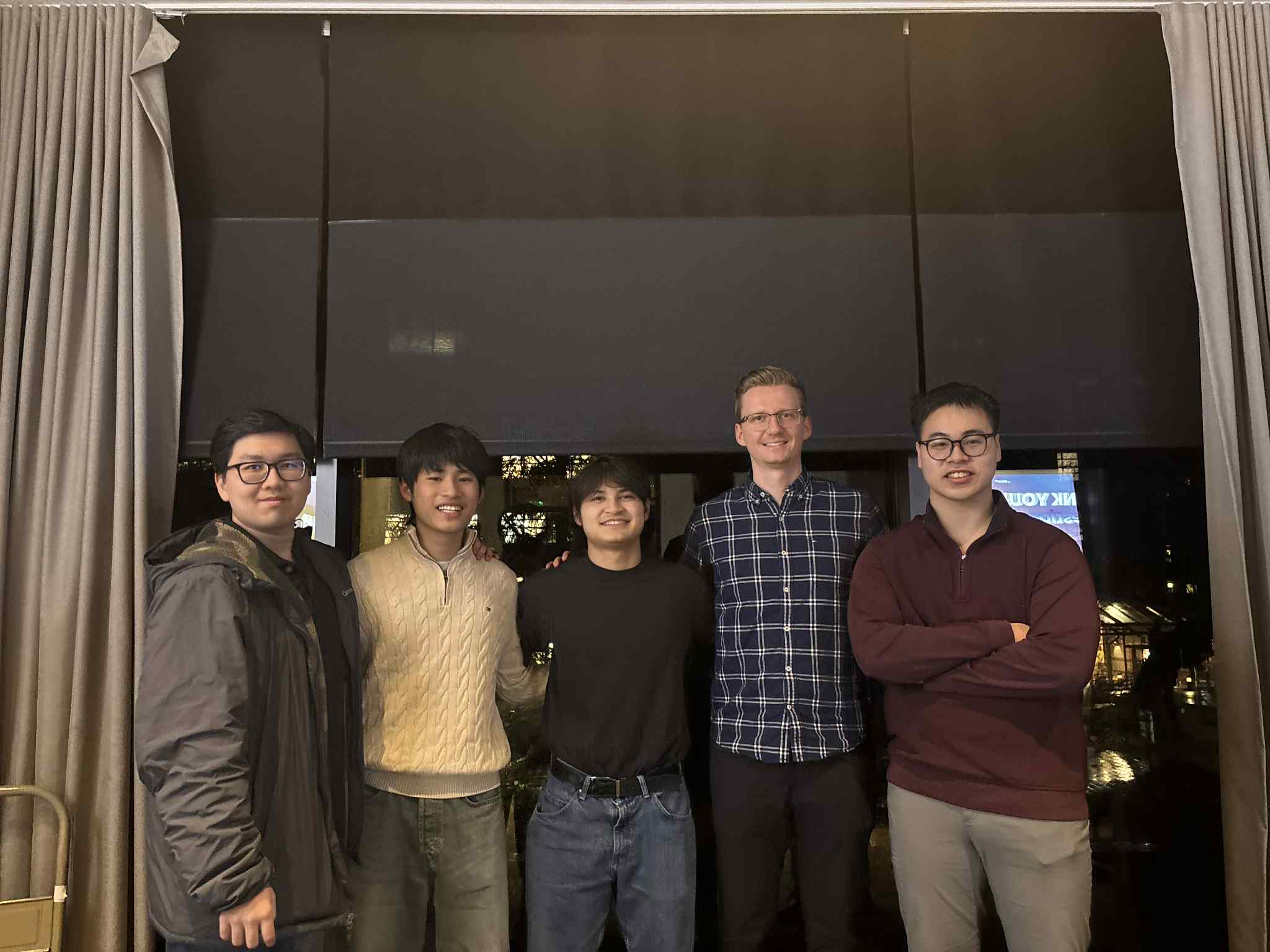 Team photo after the Jones Idea Challenge